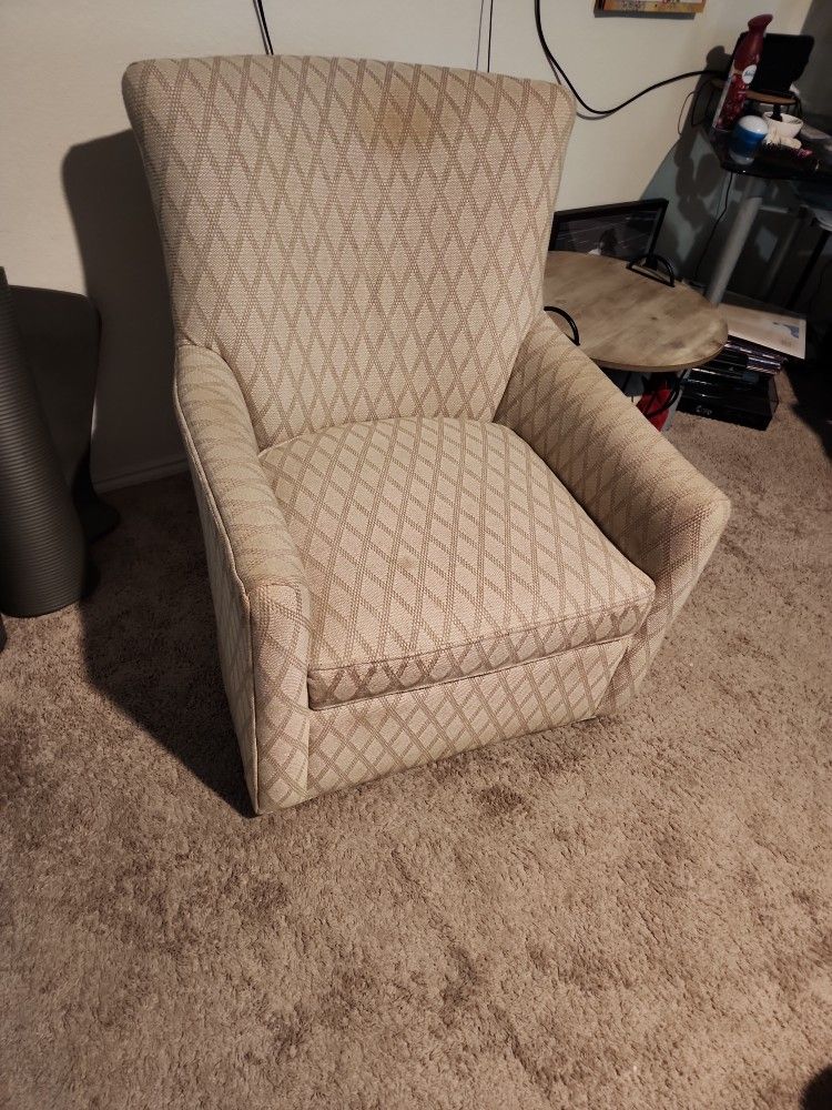 Rocking Swivel Cloth Chair