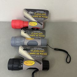 Portable Mini Flashlight, 3 Colors Available, New