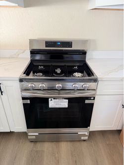 🔥BRAND NEW IN BOX SAMSUNG FIVE BURNER GAS RANGE🔥 AIR FRY