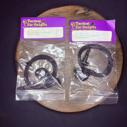 (2) Two Way Radio Push To Talk Button 2.5mm Jack w/Ear Phone Connection (EPPTT)