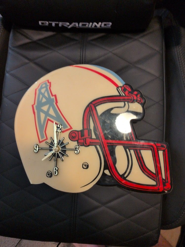 Vintage Houston Oilers Clock