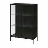 IKEA Glass Cabinet, Black   (with Delivery Option)