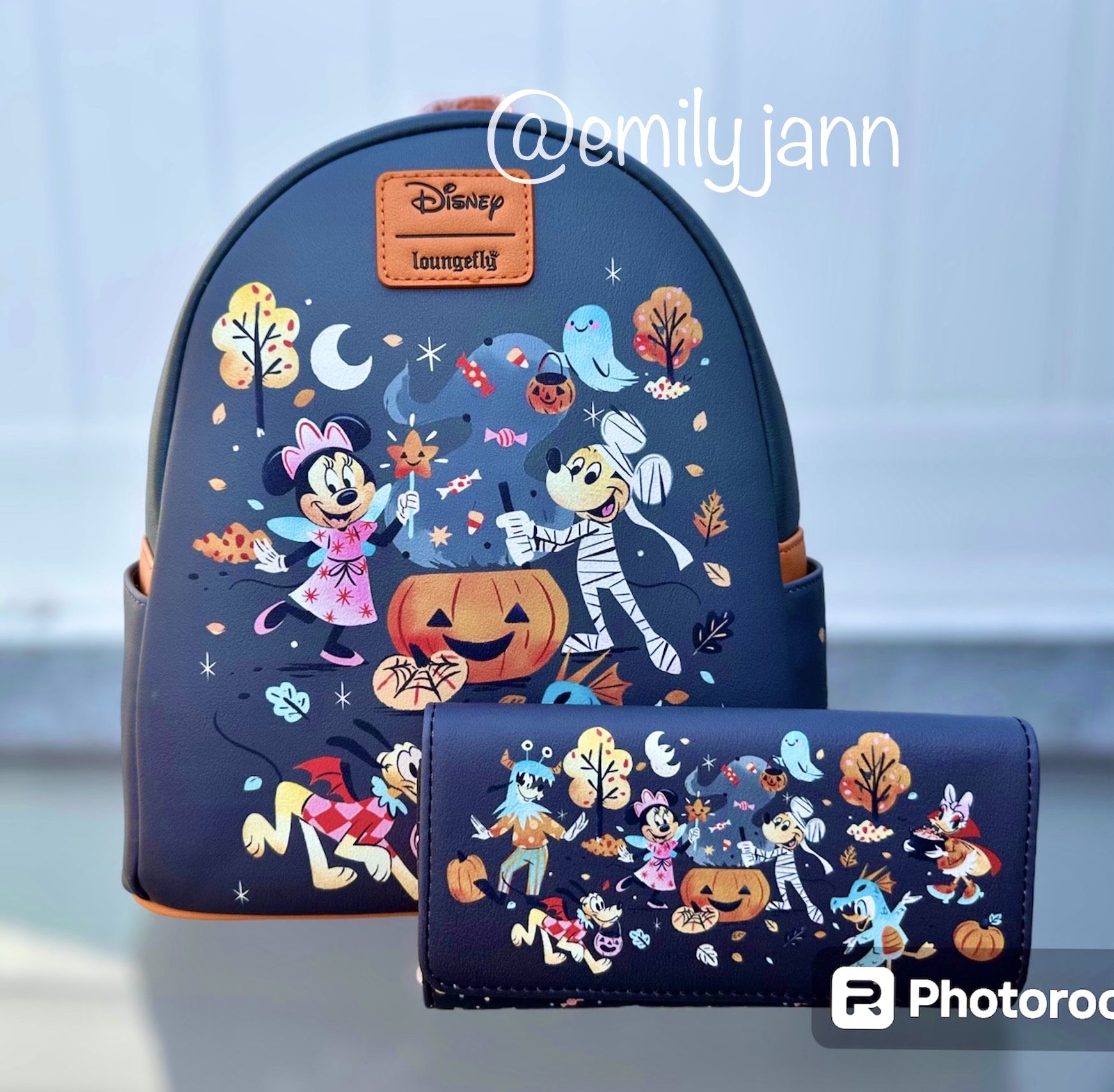 Mickey Mouse and Friends Halloween Backpack Set