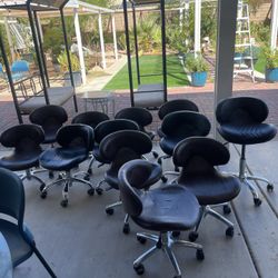 Free Rolling Stool Chairs  