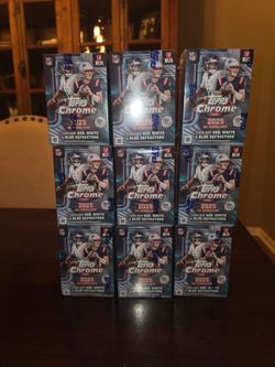 2025-26 Topps Chrome Football Blaster Boxes