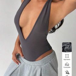 Gray Bodysuit 