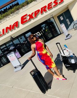 The tie and dye summer dress