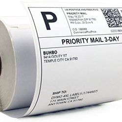 Zebra Label Writer 4"x6" Perforated Replacement Labels Printer, 220/Roll Each Roll $20 