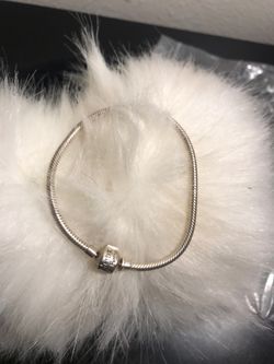 Sterling silver Reflection beads bracelet