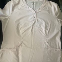 Dusty Pink Scrub Top (L)
