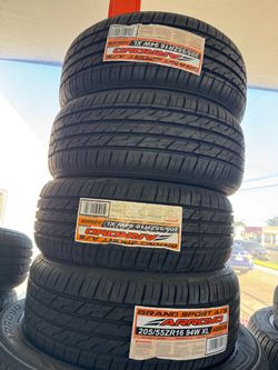 📲✅205/55/16 vendo set de llantas nuevas Arroyo