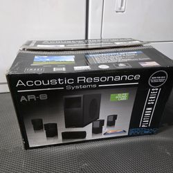 Acoustic Resonance Systems AR-8 2000W 6-Piece Home Theater Speaker System New OB