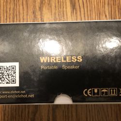 New Never-Use Elehot Bluetooth Portable Wireless Speaker 