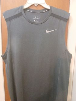 2  NIKE, 1  FILA athletic workout selveless shirt