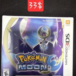 Pokemon Moon 3ds (New Sealed)