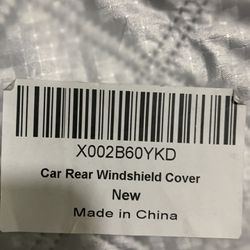 Car rear windshield cover new