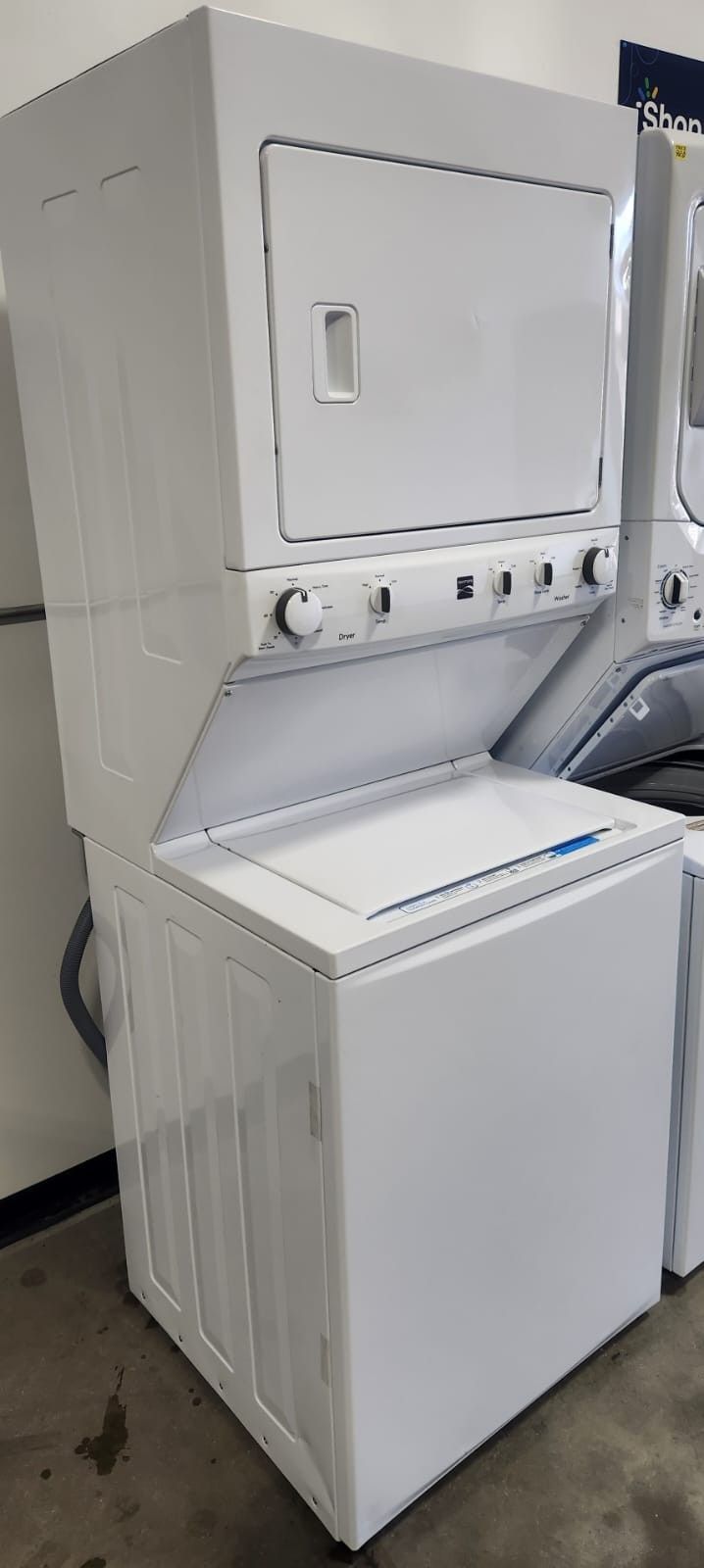 💁KENMORE STACKABLE 27-INCH 3.9 CU.FT TOP LOAD WHITE WASHER AND ELECTRIC DRYER SET 💥 LIKE NEW 