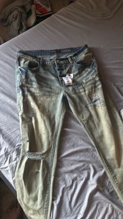 Purple jeans designer
