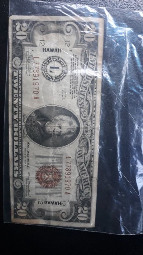 1937 A $20