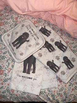 E & S Pets : Oven Mitt Set - Black Labradoodle New