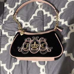 Juicy Couture Black Lovers Club Shoulder Bag