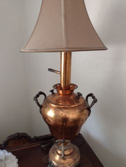 Copper samovar Lamp