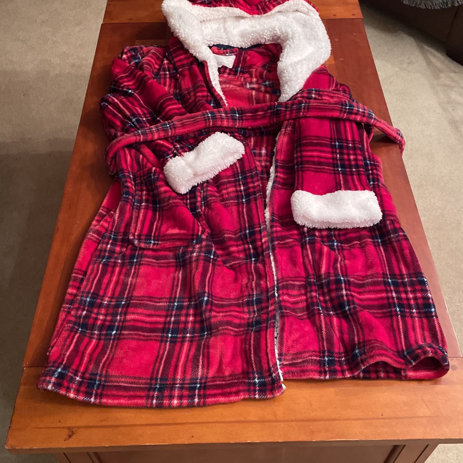 Peaches And Dreams Reindeer Hooded Robe Size L