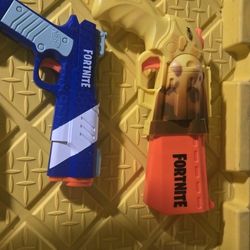 Two nerf Fortnite Pistol Guns
