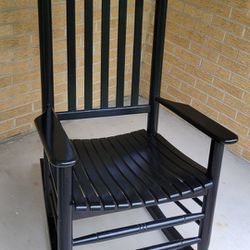 Pair of Black Rocking Chairs