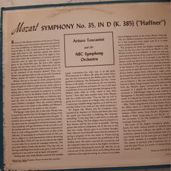 MOZART SYMPHONY NO.35 IN ( K.385)  ( Haffner)