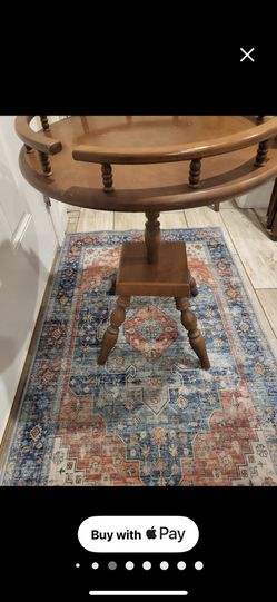 VINTAGE MCM Maple End Table w/Gallery Segunda California