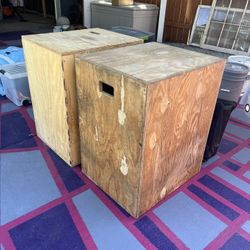 CrossFit Jump Boxes. 