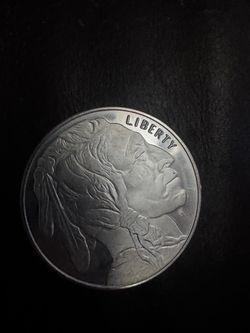 Buffalo Nickel Design Silver Round Coini