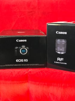 Canon EOS R5 Mirrorless With Canon RF 16-28mm f/2.8 IS STM Lens 