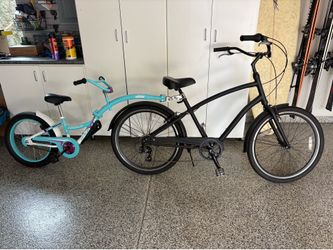 Bike with or without WeeRide co-pilot kid attachment