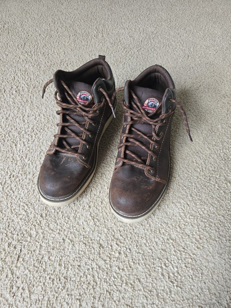 Brahma Work Boots, Size 13, Slip Resistant, Oil Resistant