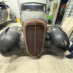 1936 Buick All Steel Hot Rod Project Runs Drives