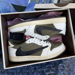 Jordan 1 Low Travis Scott Medium Olive