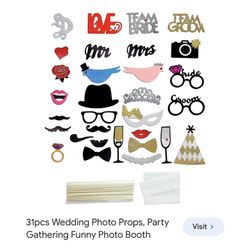 Brand new 31 PCs Wedding Photo Props 