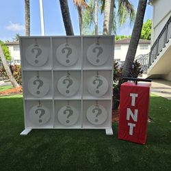 Gender Reveal / Baby Shower Tic Tac Toe Game Prop