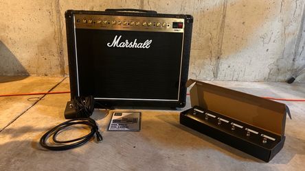 Marshall DSL40CR w/ PEDL-91016 6-way Footswitch