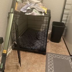 36” Foldable Kennel/crate With Bottom Lining