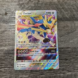 Zacian Vstar Pokémon Card