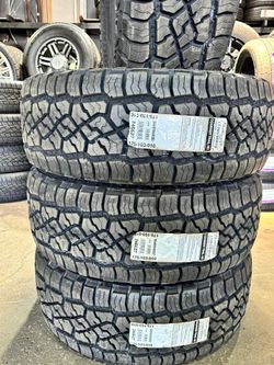 LT285/65R18 MASTER CRAFT RT CASH OUT THE DOOR All Terrain Tires installed (4) New 50,000 MileS