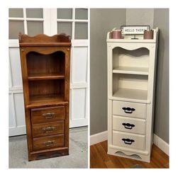 Refinished and Repainted Cabinet
