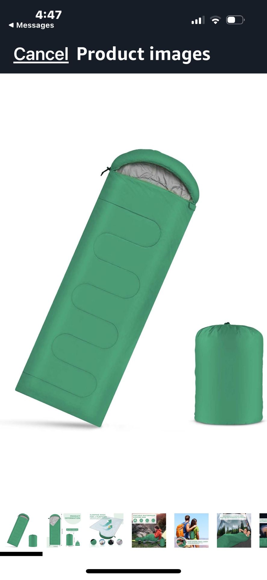 Camping Sleeping Bags Portable Waterproof