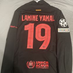 Fc Barcalona Away Kit Long Sleeve Lamine Yalmal 