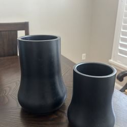 IKEA Black Metal Candle Holders