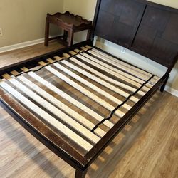 King Sized Wooden Bed Frame 