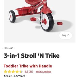 3-in-1 Stroll 'N Trike